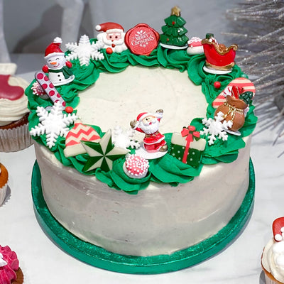 Darling's Cupcakes Xmas Crown Cake